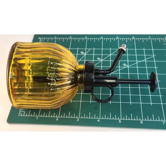 Yellow Gold Glass Mister Spray Bottle With Pump works for Plant , Hair, Crafts 6 - Picture 4 of 8
